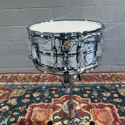 Ludwig 14x6.5 Supraphonic Hammered Snare Drum LM402K image 7