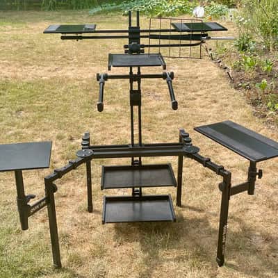 Vintage QuikLok Keyboard Studio Workstation – Folding 4 Leg Stand – 1980s image 7