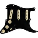 Fender Pre-Wired Strat Pickguard Original '57/'62 SSS (Black) - Single Coil Pickup for Guitars