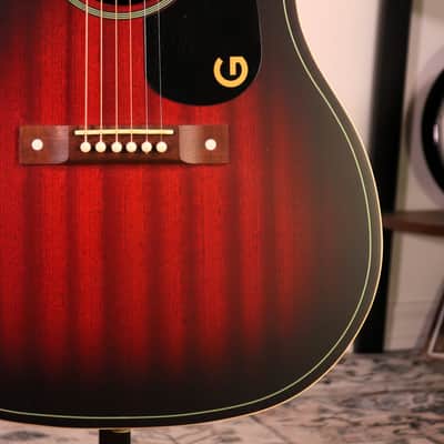 Gretsch Jim Dandy Dreadnought - Walnut Fingerboard, Deep Cherry Burst image 3