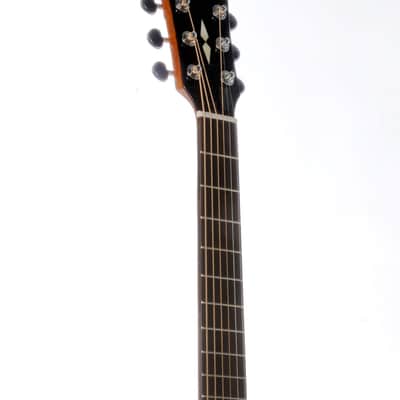 Eko EGO Icon I EQ Vintage Sunburst Sitka Spruce Top OM Electro Acoustic Guitar New image 3