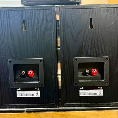 Polk Audio T15 Black 2-Way 100W Pair of Bookshelf Speakers; Tested image 5