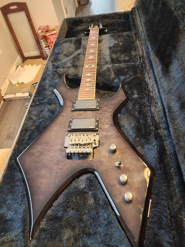 B.C. Rich Warlock NJ NeckThru with Hard Case image 1
