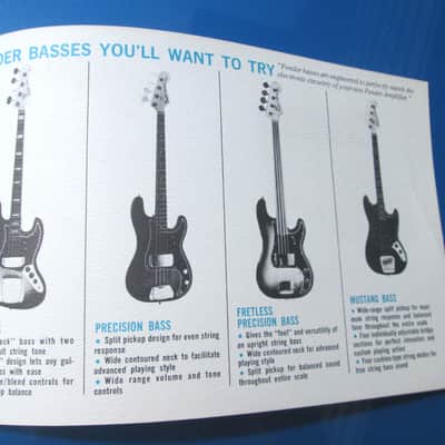 REAL ORIGINAL '78 FENDER BASSMAN 70 HEAD Tube Guitar Amp OWNERS MANUAL ! Nice! image 3
