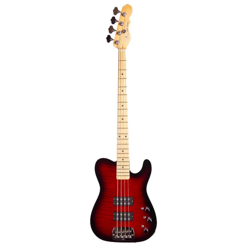 G&L USA ASAT Bass HH with Swamp Ash Body, #8 Maple Neck 2016 - Honeyburst image 1