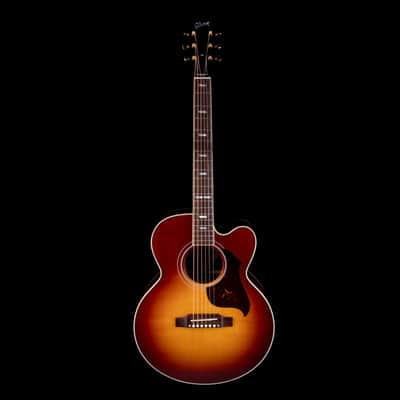 Gibson Parlor Rosewood EC Rosewood Burst with Case image 3