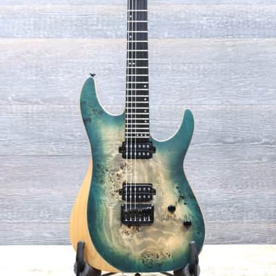 Schecter Reaper-6 Satin Sky Burst Custom Hardtail Bridge Electric Guitar image 2
