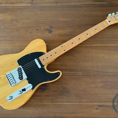Fender Telecaster, ‘72, Natural Blonde, Black Guard, Ashwood, 1997 image 3