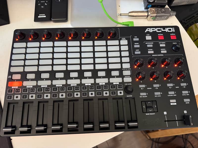 Akai APC40 MKII with decksaver cover image 1