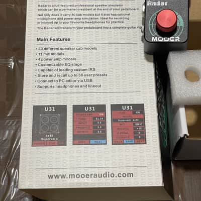 MOOER Radar Speaker CAB Simulator Simulatore di Speaker Chitarra e Basso imagen 4