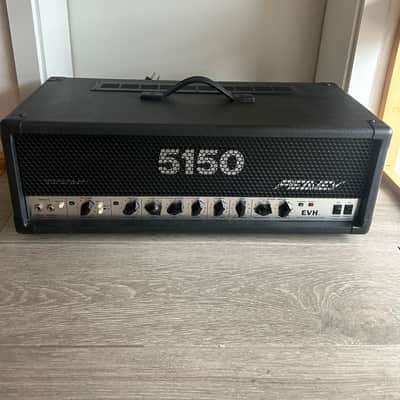 Peavey 5150 "Block Letter" 2-Channel 120-Watt Guitar Amp Head 1992 - 1993 - Black image 1