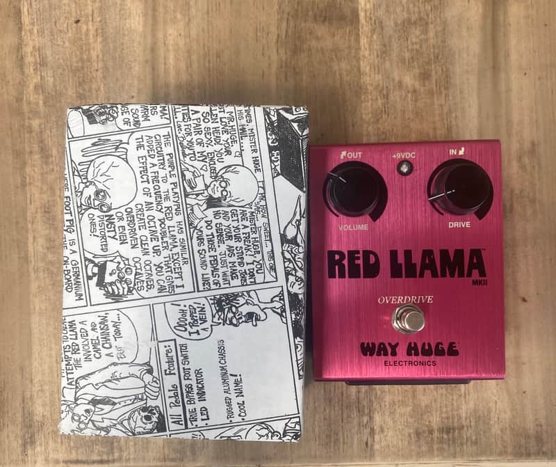 Way Huge WHE203 Red Llama Overdrive MkII 2012 - 2019 - Red image 1