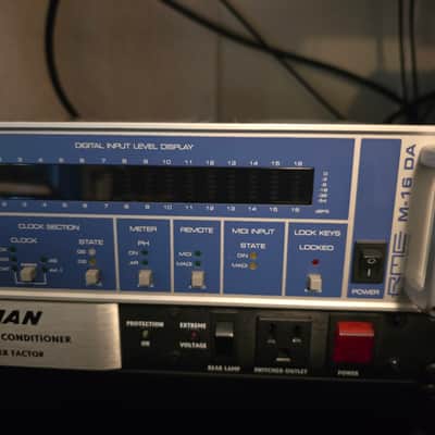 RME M-16 DA MADI / ADAT to Analog Converter 2010s - Blue image 2