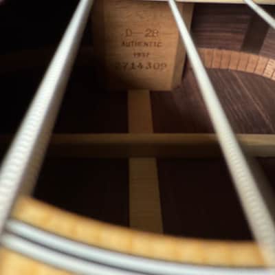Martin D-28 Authentic 1937, not Expert, Real Authentic, Guatemalan image 22
