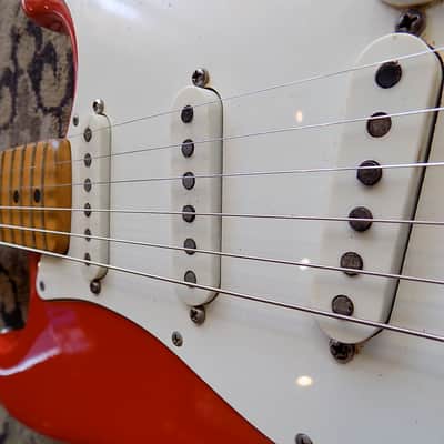 Fender Stratocaster 1972 Dakota Red refin image 5