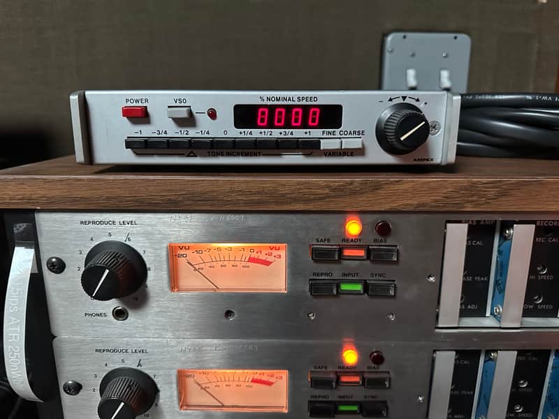 Ampex VS-10 Variable Speed Osc VSO for ATR-100 AG-440C MM-1100 MM1200 mid 70s - Brushed Aluminum image 1