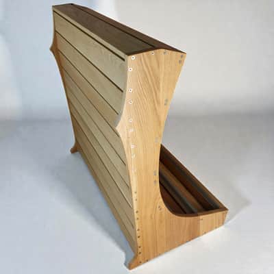 22U / 168hp Eurorack case MARIZILLA • Oak • Rails + Threaded strips / Unpowered image 7
