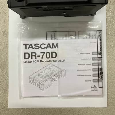 TASCAM DR-70D 4-Channel Audio Recorder for DSLR Cameras 2014 - Present - Black image 6