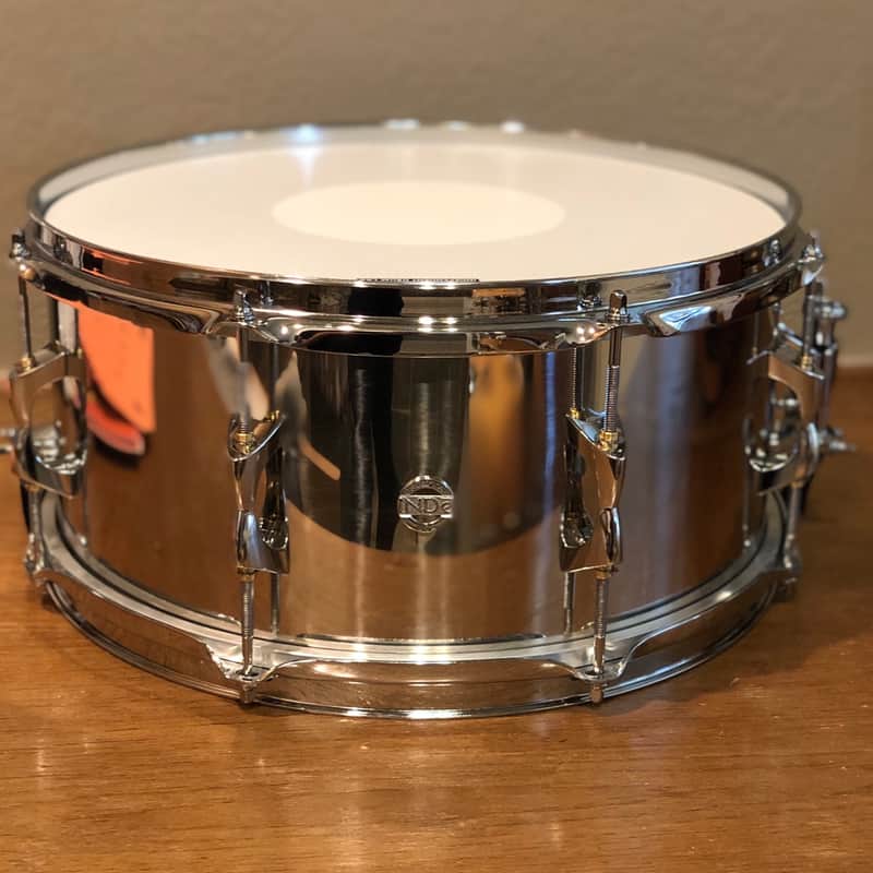 INDe 6.5x14" Stainless Steel Snare Drum image 1