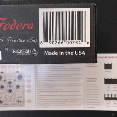 Fodera Fodera x Trickfish Bass preamp 2026 - Mint image 4