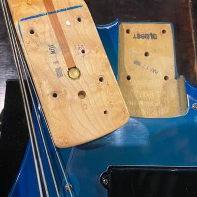 Ernie Ball Music Man Sabre Bass 1988 Blueburst image 19