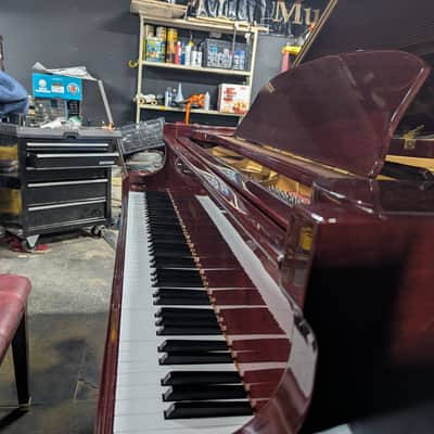 Wurlitzer Baby Grand Piano SN 72602 - Polish Cherry Mahogany image 5