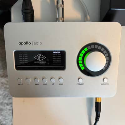 Universal Audio Apollo Solo Heritage Edition Thunderbolt 3 Audio Interface 2020 - Present - Silver image 1
