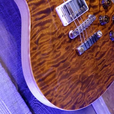 PRS McCarty 594SC Singlecut Wood Library 10-Top Korina & Brazilian Rosewood 2017 - Yellow Tiger image 9