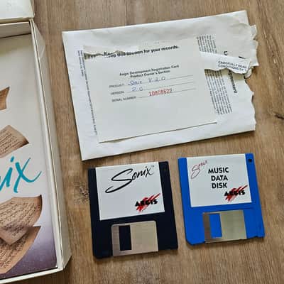 AEGIS Sonix 2.0 - for Amiga Computer - Waveform Draw Software Synthesizer image 4