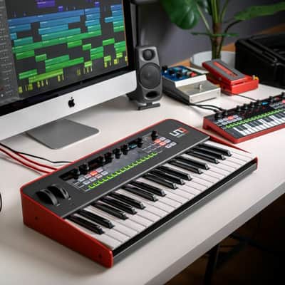 Mint IK Multimedia UNO Synth Pro Desktop - Analog Paraphonic Dual-Filter Synthesizer [Three Wave Music] image 9