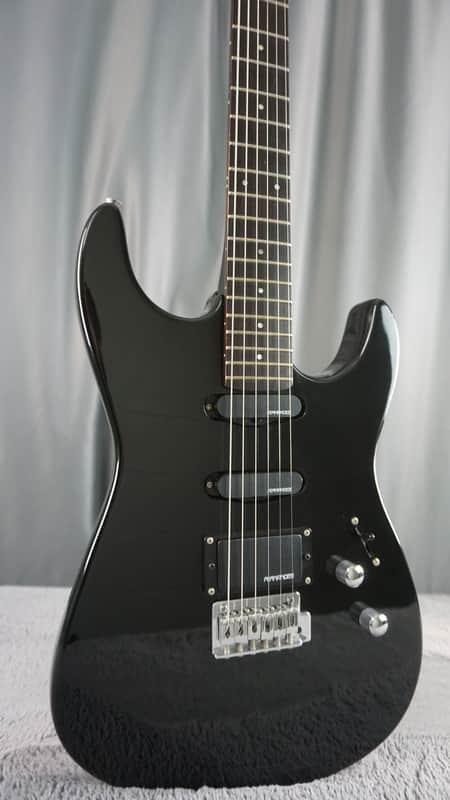 Fernandes The Function - Black HSS Korea Electric Guitar | Reverb