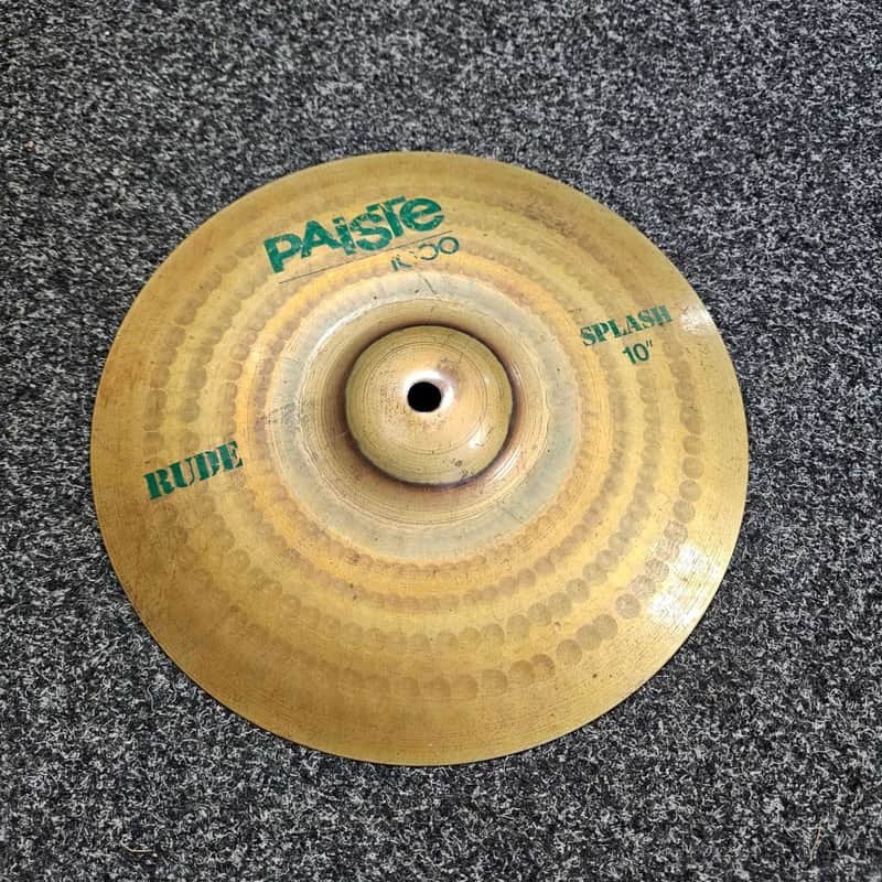 Splash Cymbal 10" Paiste Rude 1000 Vintage USED! RKRYD290726 image 1