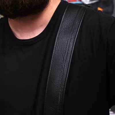 Couch All Black Racer X Guitar Strap image 7
