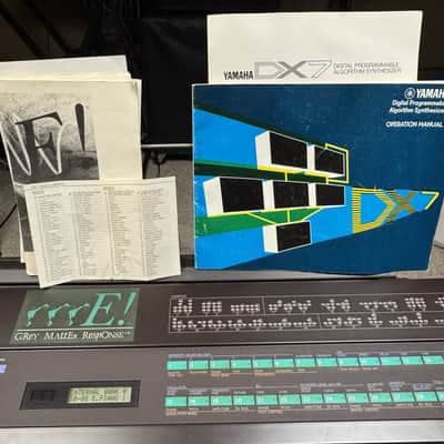 Yamaha DX7 Mint, with RARE Add-ons & ALL Accessories image 7