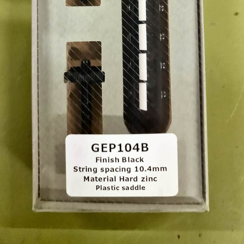 2018 Gotoh GEP104B Guitar Bridge Black