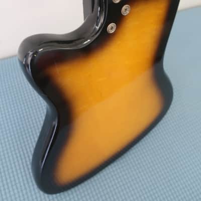 Vintage 1965 Harmony Bobcat Silhouette Holiday Sunburst 1 DeArmond Pick Ups Ultra Clean Harmony H14 image 10