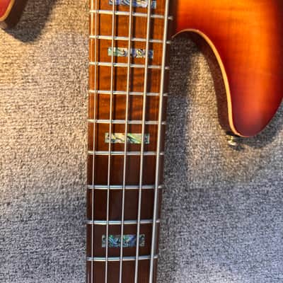 Sire Marcus Miller P10dx w/Major Upgrades 5-String Bass Roasted Flame Maple Fretboard, Natural 2023 - NT (Natural), TS (Tobacco Sunburst) image 17
