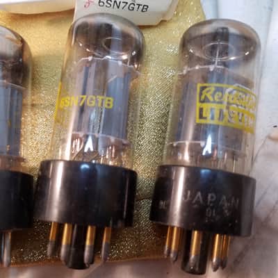 Matsushita etc. ONE (1) 6SN7GTB tNOS AT1000 TESTED Balanced! PI Vacuum Tube Japan dual triode 1957-1970 image 2