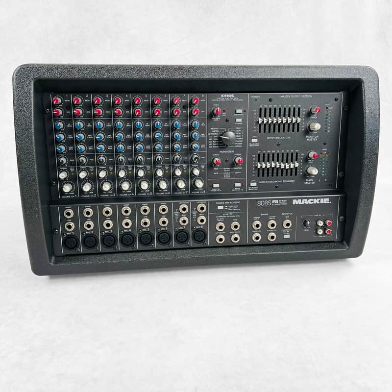 Mackie 808S FR Fast Recovery Series 8-Channel Stereo Powered Mixer - Black image 1