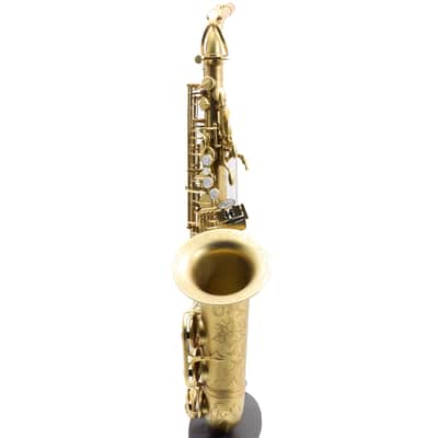 Antigua Winds Model AS4348CU Alto Saxophone in Unlacquered Brass SN UAS110015 image 10