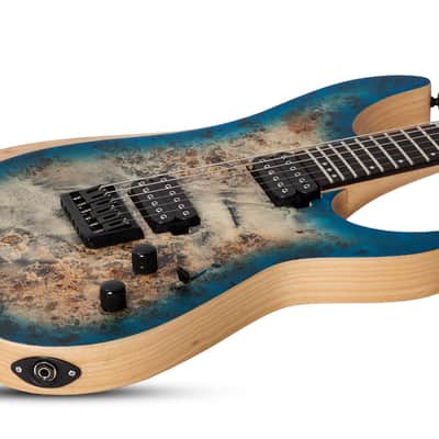 Schecter Reaper-6 Satin Sky Burst SSKYB Electric Guitar + Hardshell Case Reaper 6 image 5