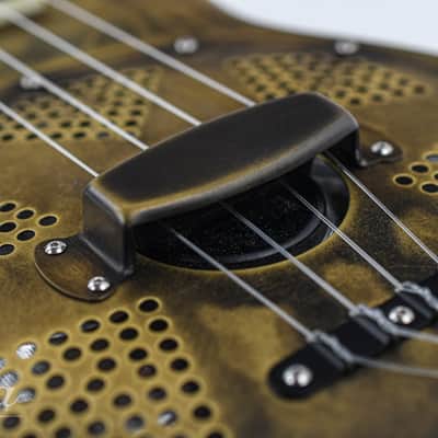 National Style O Ukulele Antique Brass image 7