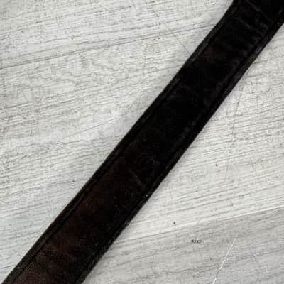 Gretsch Vintage Leather Guitar Strap - Black image 12