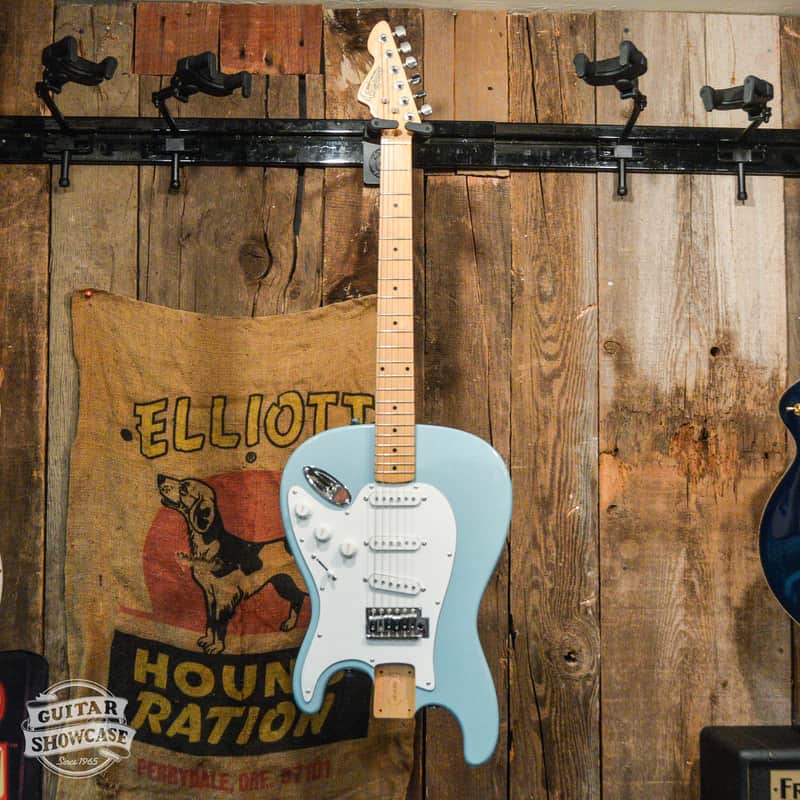 Dewey Decibel FlipOut Guitar Blue | Reverb