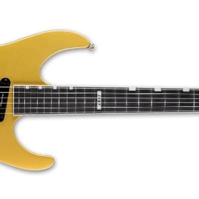 Open Box/Display ESP LTD Mirage Deluxe '87 Guitar, Macassar Ebony Fretboard, Metallic Gold image 2