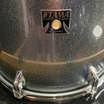 Tama Superstar Classic 10”, 14”, 16”, 22” - Sea Blue Sparkle Upgraded Heads image 8
