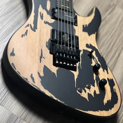 Schecter Synyster Gates Custom-S Relic in Distressed Satin Black image 4