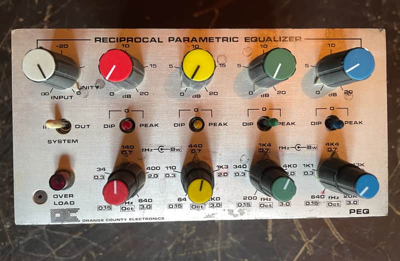 Orange County PEQ Equalizer silver for CLX/Vocal Stressor image 1