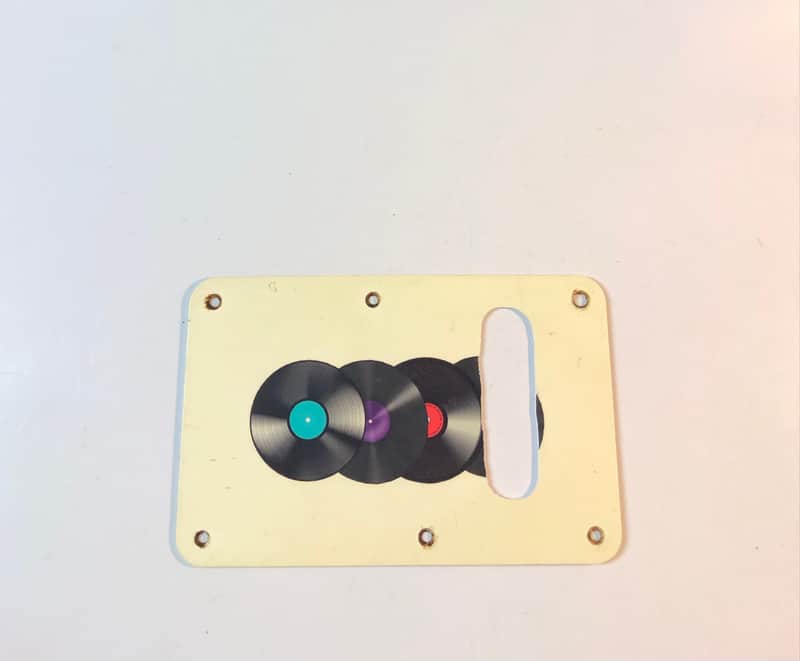 Stratocaster Style Tremolo Cover Back Plate - Aged White image 1