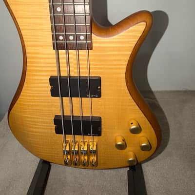 Schecter Stiletto Custom-4 Active 4-String Bass 2010s - Natural Satin image 2